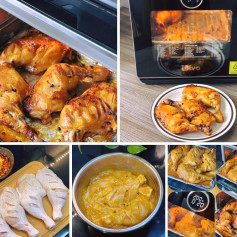 Đùi Gà Nướng Tiêu Sốt Đặc Biệt Đậm Đà