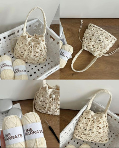 Elegant Crochet Bag Pattern with Simple Yarn and Hook