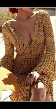 Elegant Crochet Dress Pattern for Summer Days