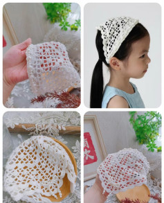Elegant Crochet Headband Pattern for Little Girls