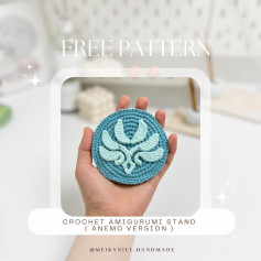 Free Crochet Amigurumi Stand Pattern - Anemo Design