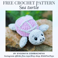 Free Crochet Pattern: Adorable Sea Turtle Amigurumi Toy