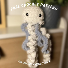 Free Crochet Pattern: Jellyfish Amigurumi for Beginners