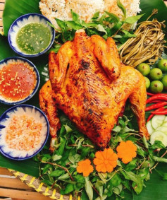 Gà Nướng BBQ Thơm Lừng Vị Mù Tạt Mật Ong