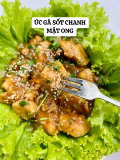 Gà Sốt Chanh Mật Ong Đậm Đà Ngọt Ngào