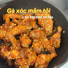 Gà xóc mắm tỏi
