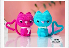 Gatitos Amigurumi: Patrón de Tejido Gratis y Fácil para Principiantes