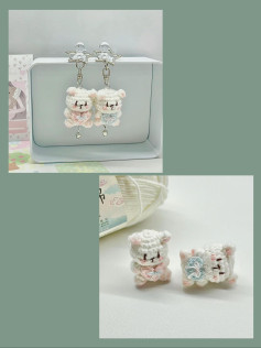 Gấu Móc Len Nhỏ Xinh - Dễ Thương và Đáng Yêu