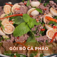 Gỏi Bò Cà Pháo Chua Cay Ngọt Ngào Hấp Dẫn