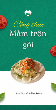 Gỏi Đậm Đà Hương Vị Mắm Trộn Tinh Tế