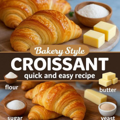 Golden Flaky Bakery-Style Croissants