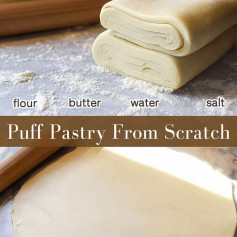 Golden Flaky Layers: Homemade Puff Pastry Delight