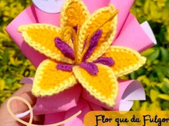 Guía para tejer una flor vibrante a crochet