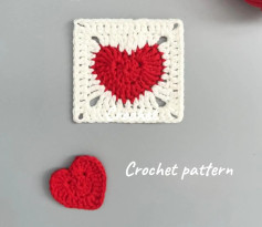 Heart Motif Crochet Pattern: Perfect for Valentines Projects