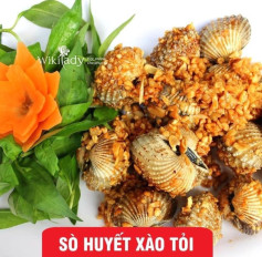 Hướng dẫn làm món sò huyết xào tỏi