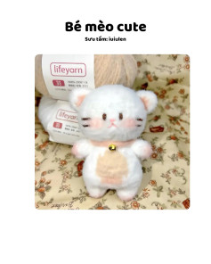 Hướng dẫn móc bé mèo dễ thương từ len Lifeyarn