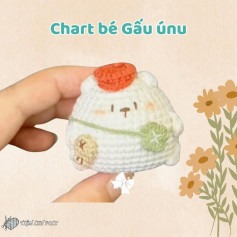 Hướng dẫn móc len bé gấu đáng yêu và dễ thương