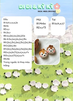 Hướng dẫn móc len Didi và Kỳ Kỳ dễ thương cho người mới bắt đầu