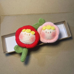 Hướng dẫn móc len hình hoa mochi dễ thương cho người mới bắt đầu