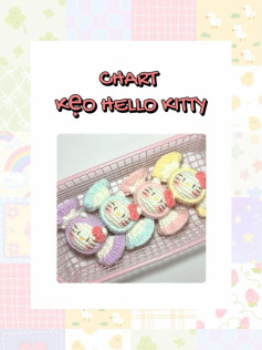 Hướng dẫn móc len kẹo Hello Kitty dễ thương và đơn giản