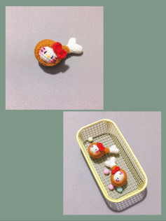 Hướng dẫn móc len Kitty đùi gà dễ thương cho người mới bắt đầu