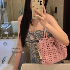 Hướng dẫn móc túi xách sò bằng len theo chart chi tiết