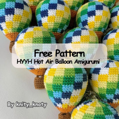 HYYH Hot Air Balloon Amigurumi Pattern