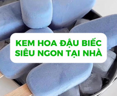 Kem Mát Lạnh Hoa Đậu Biếc Thơm Ngon Tự Làm Tại Nhà