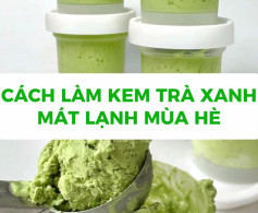 Kem Trà Xanh Mát Lạnh: Thanh Mát Ngày Hè