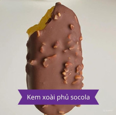 Kem xoài phủ socola