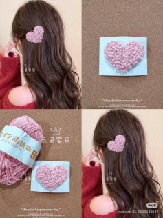 Kẹp tóc trái tim