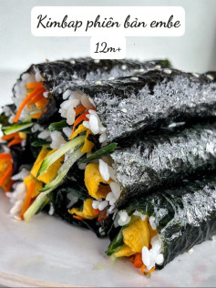 Kimbap Tươi Mát Cho Bé - Đổi Vị Ngon Lành