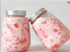 LÀM SỮA THẠCH DÂU THƠM NGON TẠI NHÀ