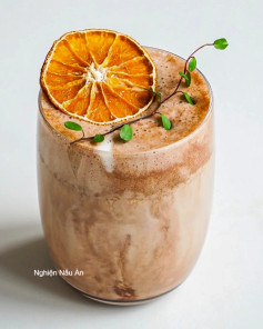 LATTE SỮA ĐẬU NÀNH CA CAO VỊ CAM QUÝT THƠM MỊN, LẠ MIỆNG CỰC CUỐN