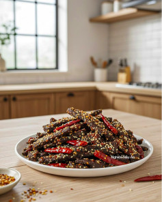 LƯU NGAY CÁCH LÀM BÒ KHÔ CAY TỰ LÀM TẠI NHÀ, NGON KHÔNG KÉM HÀNG TIỆM.