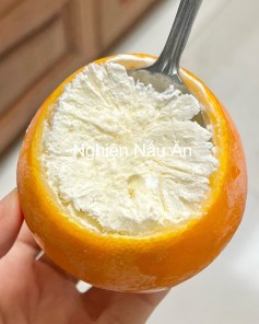 LƯU NGAY CÁCH LÀM KEM CAM THƠM MÁT GIẢI NHIỆT MÙA HÈ CẢ NHÀ ƠI .