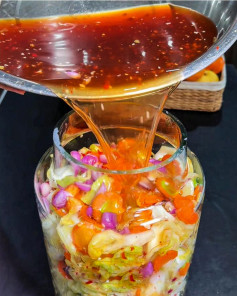 LƯU NGAY CÁCH LÀM KIM CHI BẮP CẢI CHUA CAY GIÒN SẦN SẬT ĐỂ LÂU ĂN CÀNG THẤM VỊ