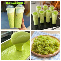 LƯU NGAY CHỈ VỚI 4 BƯỚC ĐÃ CÓ NGAY LY TRÀ SỮA CỐM HOT TREND HIỆN NAY