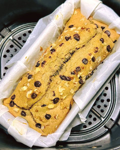 LƯU NGAY CÔNG THỨC LÀM BÁNH CHUỐI MIX SOCOLA VỚI HẠT ÓC CHÓ CỰC BỔ DƯỠNG BẰNG NỒI CHIÊN KHÔNG DẦU CỰC NGON.