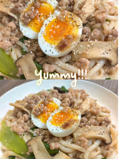 Mì Udon Xào Thịt Băm Ngon Tuyệt Cú Mèo