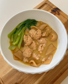 Miến tomyum tôm viên - 465 calo🍜