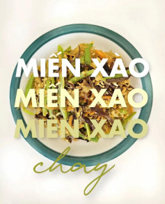 Miến Xào Chay Ngũ Sắc Hấp Dẫn Và Đậm Đà