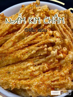 Nấm Kim Châm Chiên Giòn Rụm, Đậm Đà Gia Vị