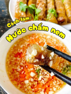 Nước Chấm Nem Thơm Ngon Đậm Đà Hương Vị