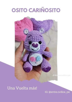 Osito cariñosito para tejer con amor y creatividad
