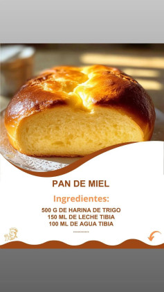 Pan de Miel Dorado con Toque de Canela