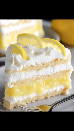 Pastel de Limón Cremoso con Toque de Vainilla