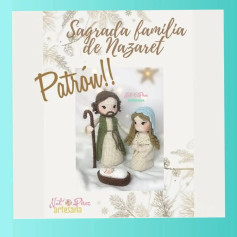 Patrón amigurumi de la Sagrada Familia de Nazaret