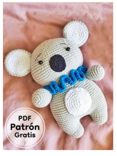Patrón de amigurumi de koala adorable para principiantes