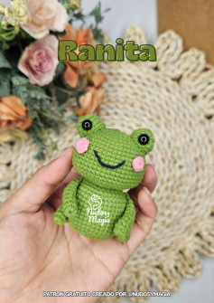 Patrón de amigurumi de ranita adorable y fácil de hacer